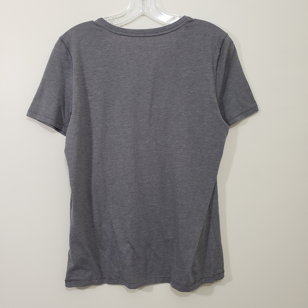 Life is good Michigan State Spartans v-neck graphic t-shirt woman's size medium - Picture 7 of 7